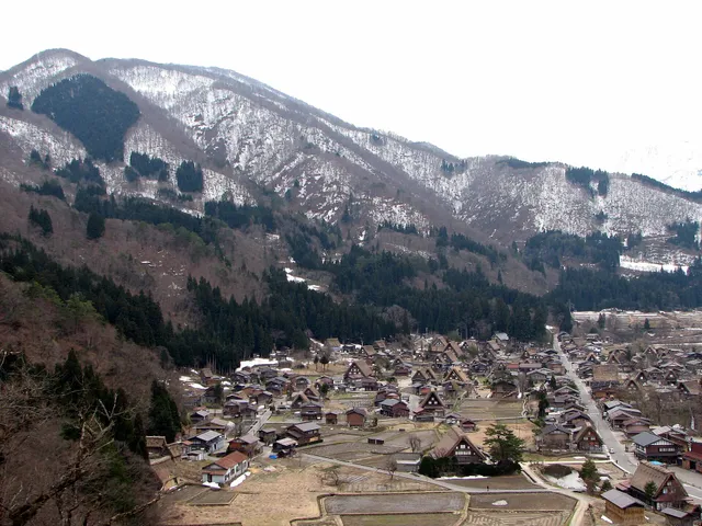 The Shiroyama Viewpoint in Shirakawago