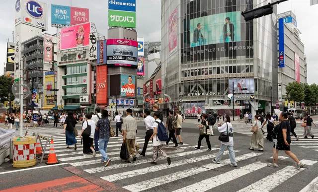 Shibuya Crossing in Tokyo